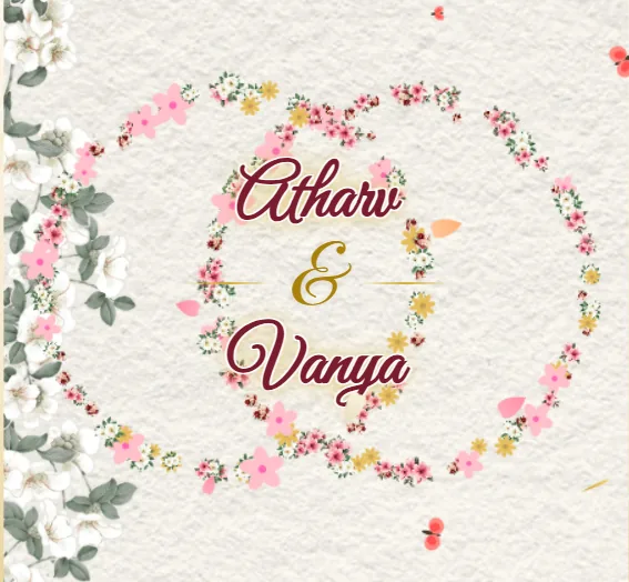 Atharv & Vanya Royal Wedding Website